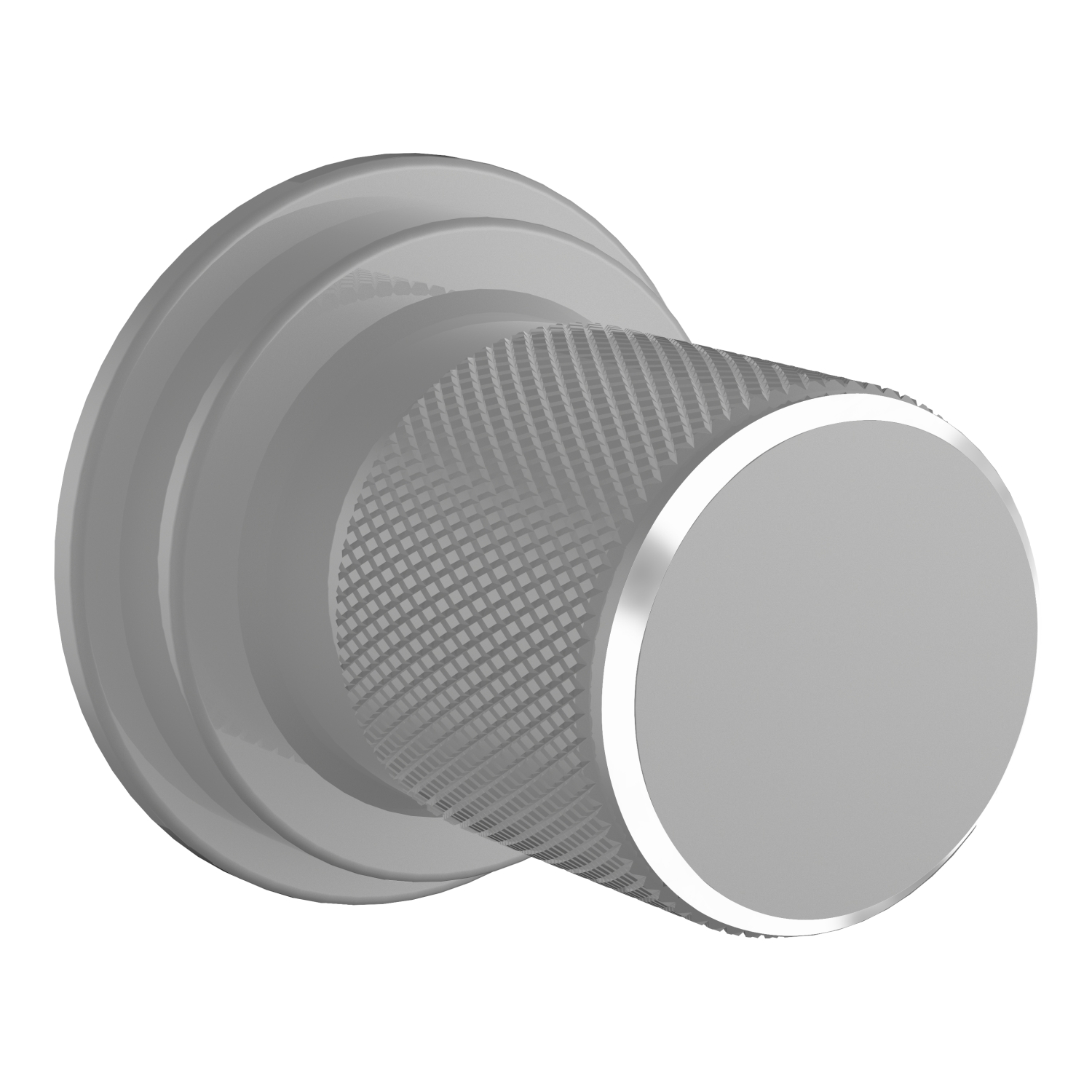 PDL Iconic Styl - Dimmer Knob - Silver