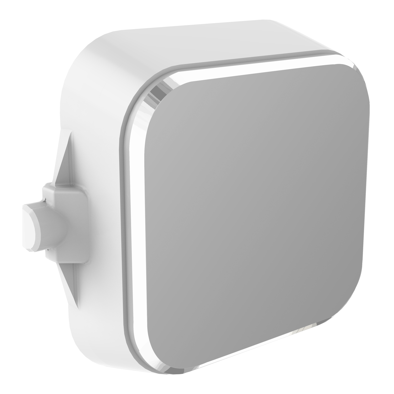 PDL Iconic Styl - Dolly Rocker Switch Blank - Silver