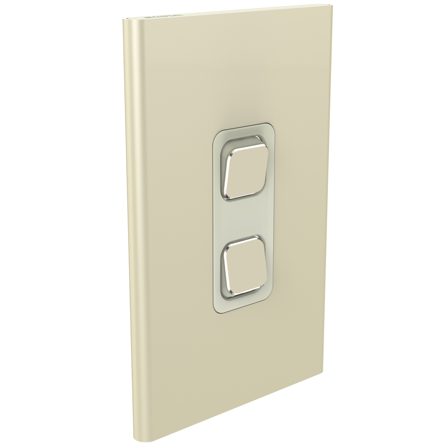 PDL Iconic Styl - Cover Plate Switch 2-Gang - Crowne