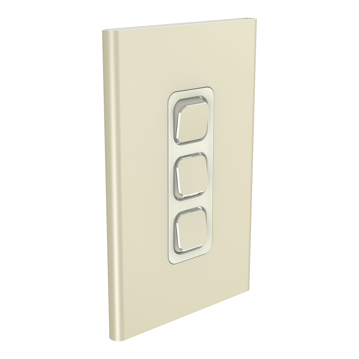 PDL Iconic Styl - Cover Plate Switch 3-Gang - Crowne