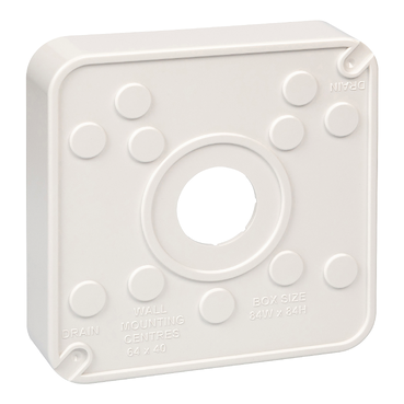 WP Series, Enclosure, Shallow Surface Mount 1-Gang 20mm Deep