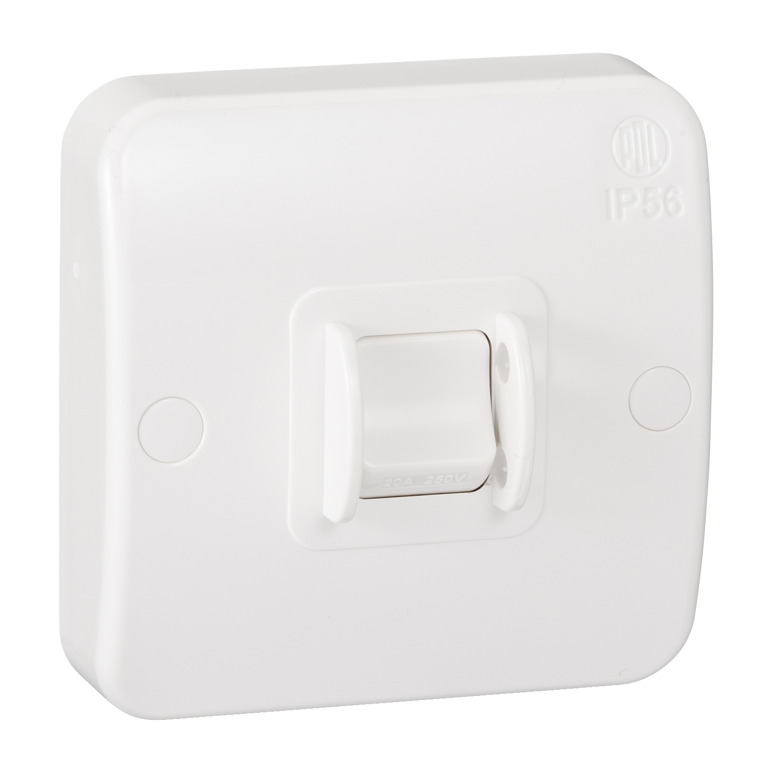 Surface Switch, 1 Gang, 20A, 230/240V, Less enclosure