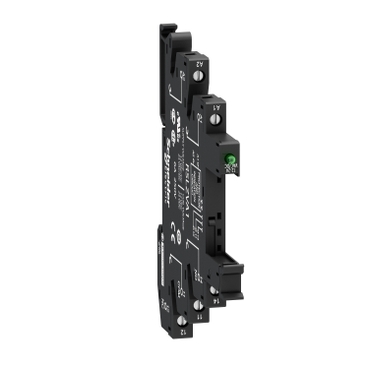 Socket Equipped With LED And Protection Circuit, Harmony, For RSL1 Relays, Srew Connector, 230V AC DC