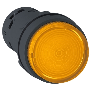 világító nyomógomb - LED - visszaálló -1NO - narancssárga - 24V XB7NW35B1