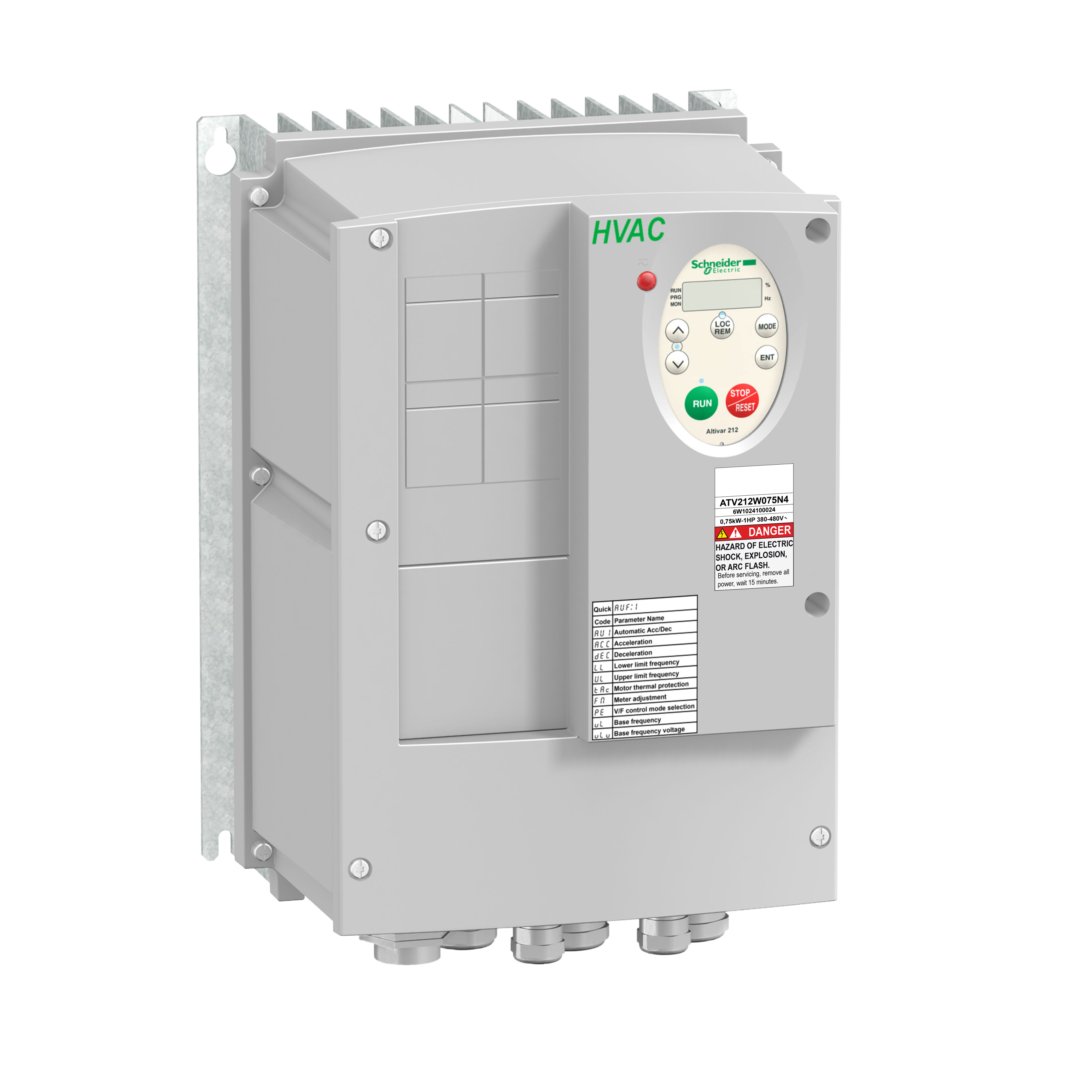 ATV212 2,2KW 3HP 480V TRI CEM IP55