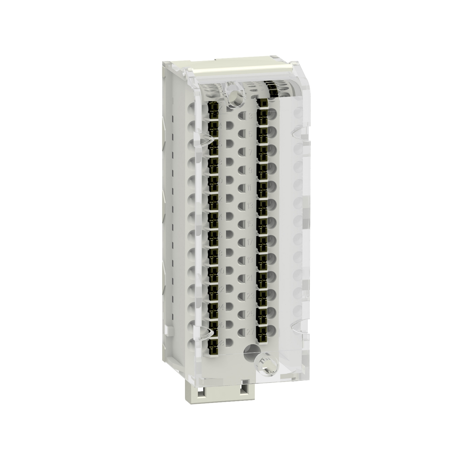 terminal block, Modicon X80, 28-pin removable spring, 1 x 0.34..1mm2