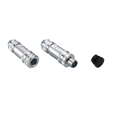 connector kits for CANopen/RS485 - 1 male, 1 female connector M12 + cap M12 VW3L5F000