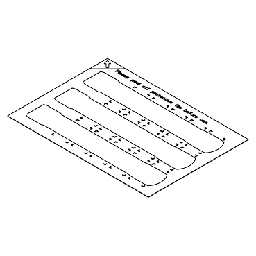 Magelis HMI kiegészítő, cserélhető címke készlet HMIZRA1 világító USB nyomógomb panelhez