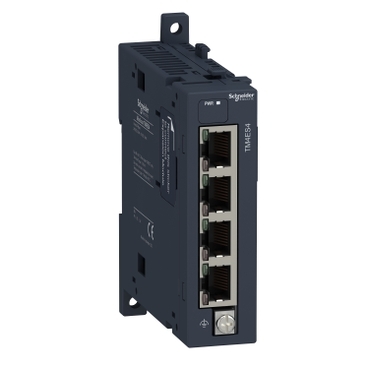 Modicon TM4 kommunikációs modul, Ethernet/IP Modbus TCP switch, 4xRJ45