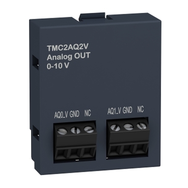 Modicon TMC jelkártya, 2 analóg kimenet (0-10V), 12 bit, M221 PLC-hez TMC2AQ2V