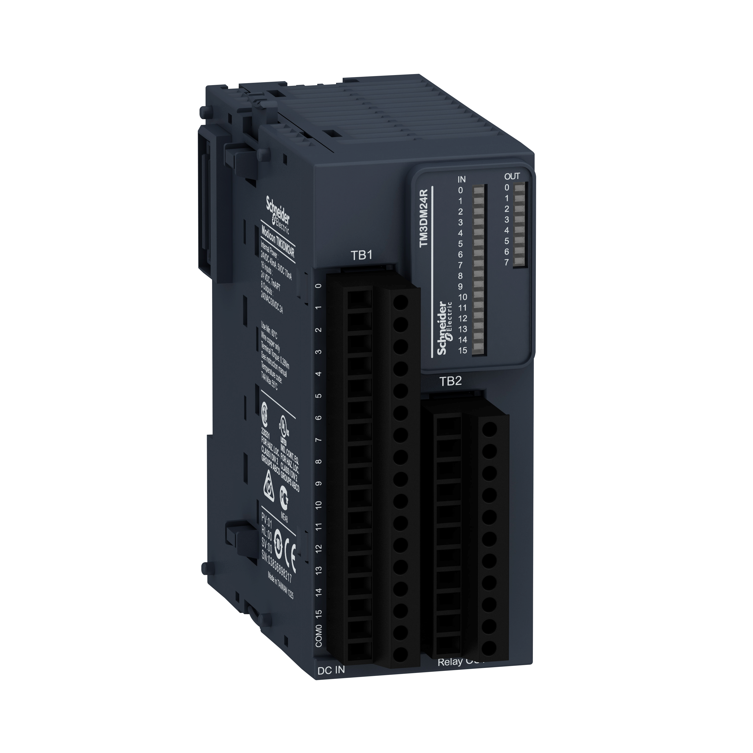 TM3 16E 24VCC.8S 2A VIS