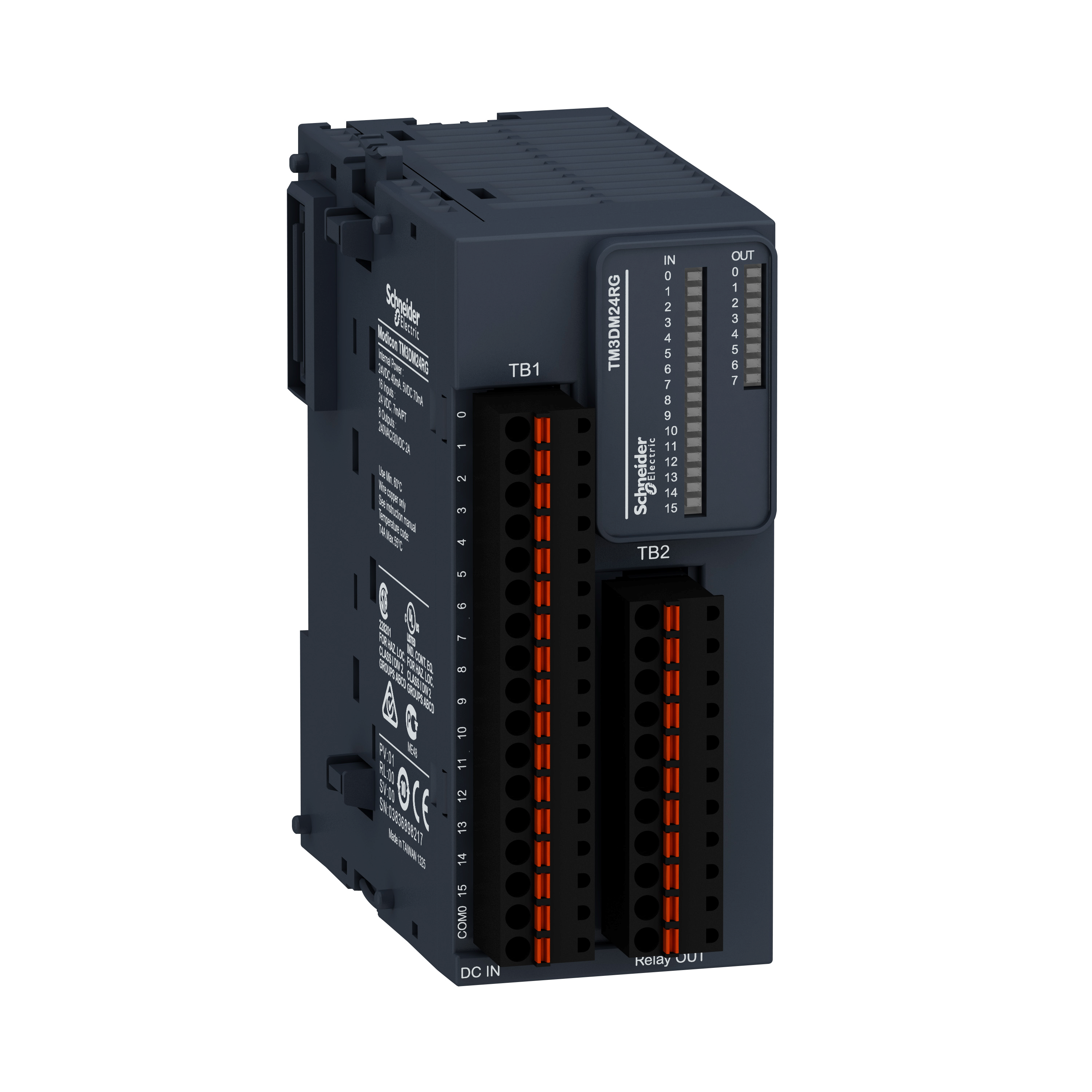 TM3 16E 24VCC.8S 2A RESSO