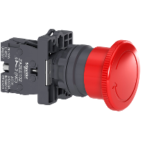  XA2ES542 XA2ES542 E-STOP TASTER,TURN TO RELEASE,RED,1NC  
