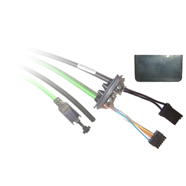 pre-assembled cable kit for fieldbus interfaces + power supply - Modbus TCP - 3m VW3L2T001R30