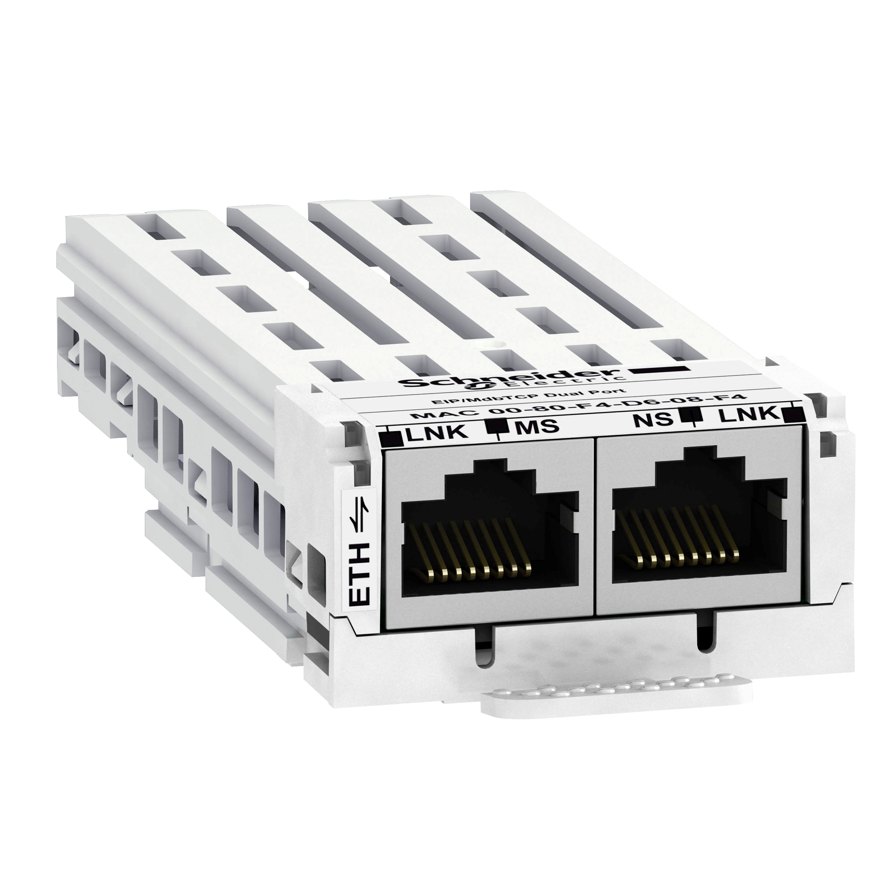 communication module EtherNet IP ModbusTCP MultiDrive Link , Altivar, 10 or 100Mbps, 2 x RJ45 connectors