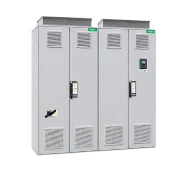 Altivar Process ATV680 frekvenciaváltó, THDI<5%, 560kW, 3f, 400VAC, IP23, szekrényes, vonali- és motorfojtóval ATV680C56Q4X1