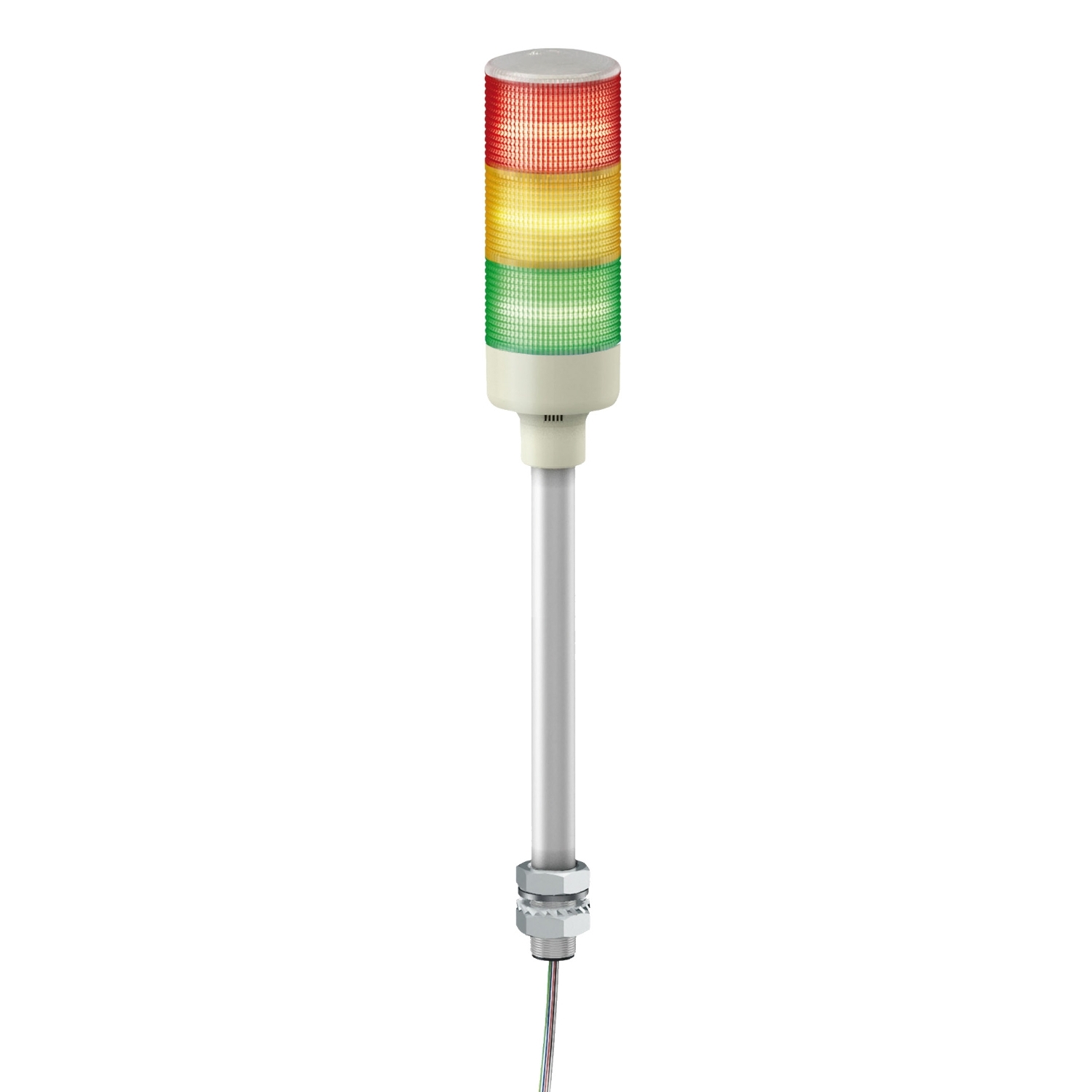 Jelzőoszlop komplett piros-narancs-zöld 3x folytonos villogó +hang Harmony EasySeries Schneider