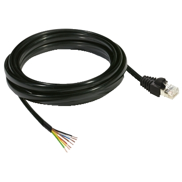 Modbus 3M cable RJ45 to free wires