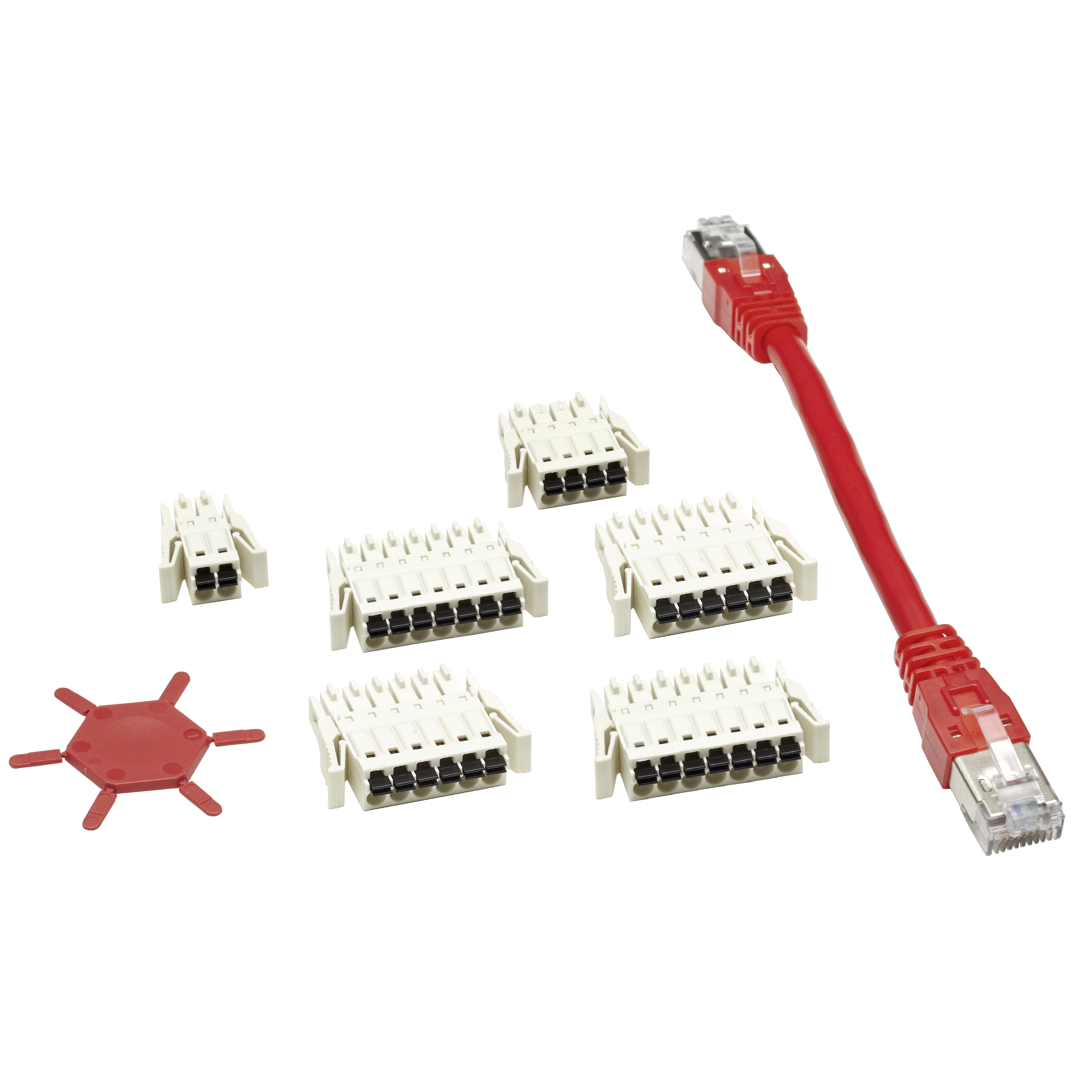 Complete connector set for PacDrive LMC Eco controllers and Sercos cable