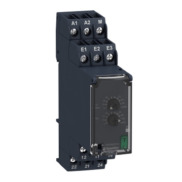 RM22UA22MR Prenaponski kontrolni relej 1V…100V AC/DC, 2 C/O