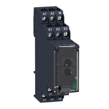 Harmony Control feszültségfigyelő relé, 2CO, 8A, 24…240VAC/DC, mérési tart.:1…100V RM22UA22MR