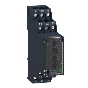 Harmony Control feszültségfigyelő relé, kikapcsolás késleltetővel, 2CO, 8A, 380…415VAC, mérési tart.:15…500V RM22UA33MT