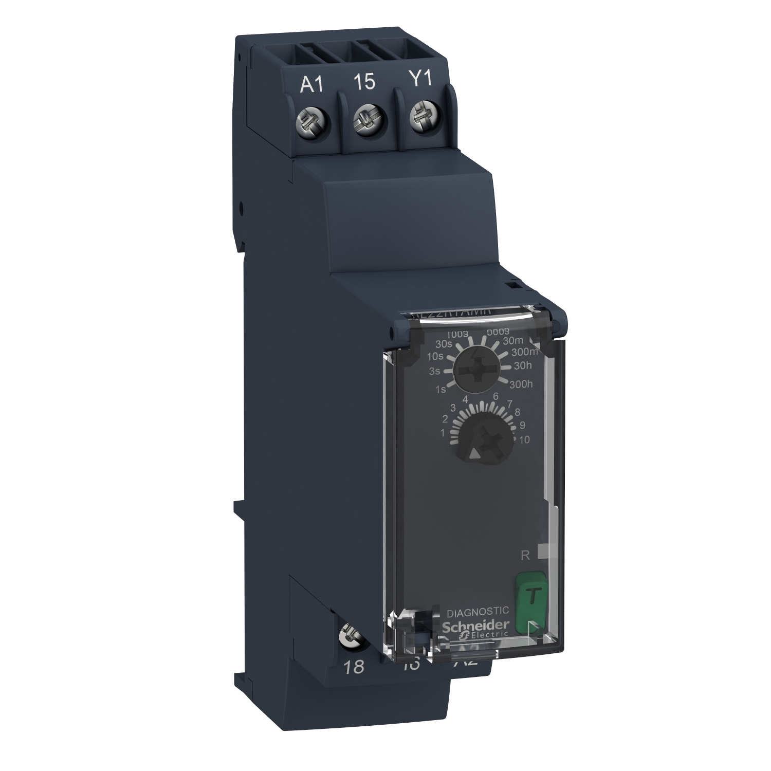 On-delay Timing Relay - 0.05s…300h - 24…240V AC/DC - 1C/O