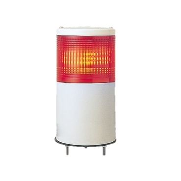 Harmony XVC monolitikus Ø40 fényoszlop, 1 piros folyamatos, 24VAC/DC XVC4B1K