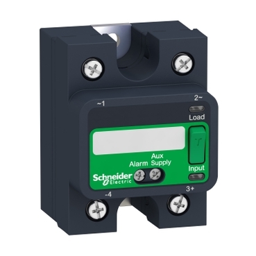 SSP hűtőbordára szerelhető szilárdtestrelé, 1f, nullfeszültségű kapcs., 1NO, tesztg., 48-660VAC, 75A