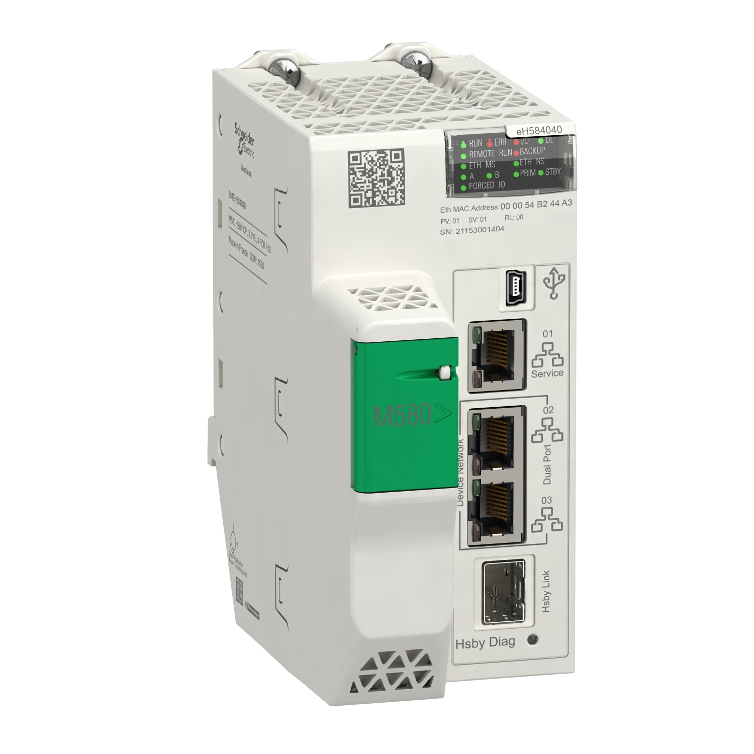 Bmeh584040 Redundant Processor Module Modicon M580 Hsby Level 4 Remote Schneider Electric Global