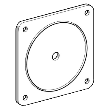 IP 65 seal for 90 x 90 mm front plate and front mounting cam switch - set of 5