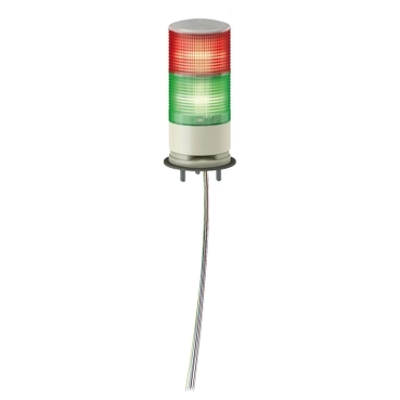 Easy Harmony komplett fényoszlop, 2 szintes, piros-zöld, 24 VAC/DC, direkt rögzítésűhangj., XVGB2SW