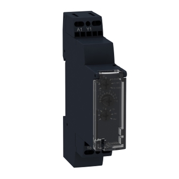 Harmony Timer Relays, Modular Timing Relay, 0.7A, 1s..100h, Multifunction, Solid State Output, 24...240V AC