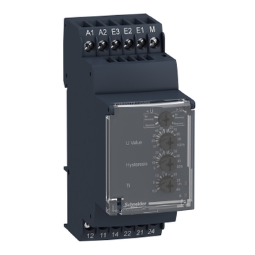 Harmony Control feszültségfigyelő relé, 2CO, 5A, 24…240VAC/DC, mérési tart.:15…600V RM35UA13MW