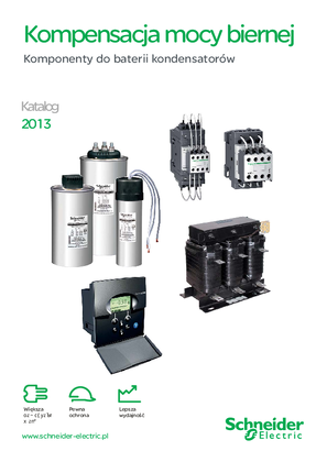 Komponenty do baterii kondensatorów Katalog 2013