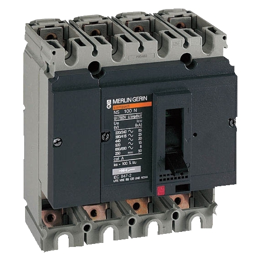 Circuit Breaker Compact Ns100n 100 A 4 Poles Fixed Without Trip Unit Schneider Electric Nigeria