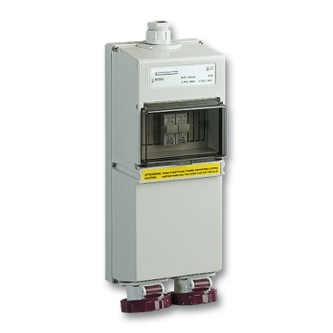 ISOBLOCK Panelre szerelhető aljzat, 2x16A, 230V-24V, IP65 82062