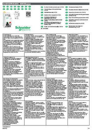 iDPN N Arc (AFFD) A9FDB6 - Instruction Sheet