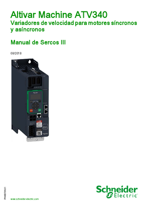 ATV340 Manual de Sercos III (EcoStruxure™ Machine Expert)