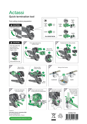 Quick termination tool Schneider