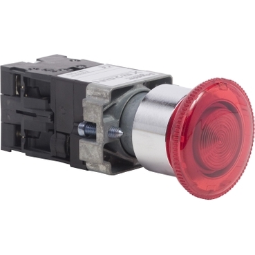 Pushbutton XB2B - diameter Ø22 mm - 600VAC - 10A XB2BN411