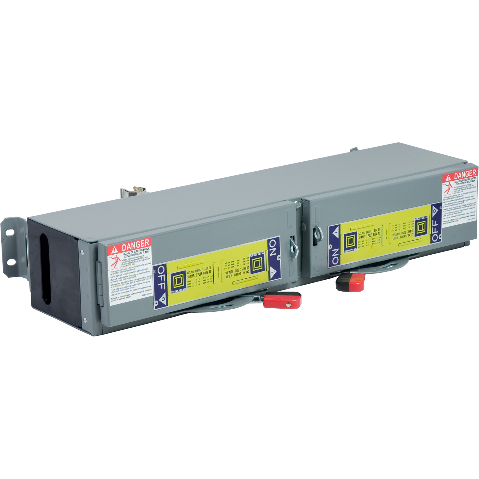 Switch unit, QMJ fusible panelboards, 30A to 30A, 600VAC, 4.5 inch, 3 pole, 20HP @ 600VAC max
