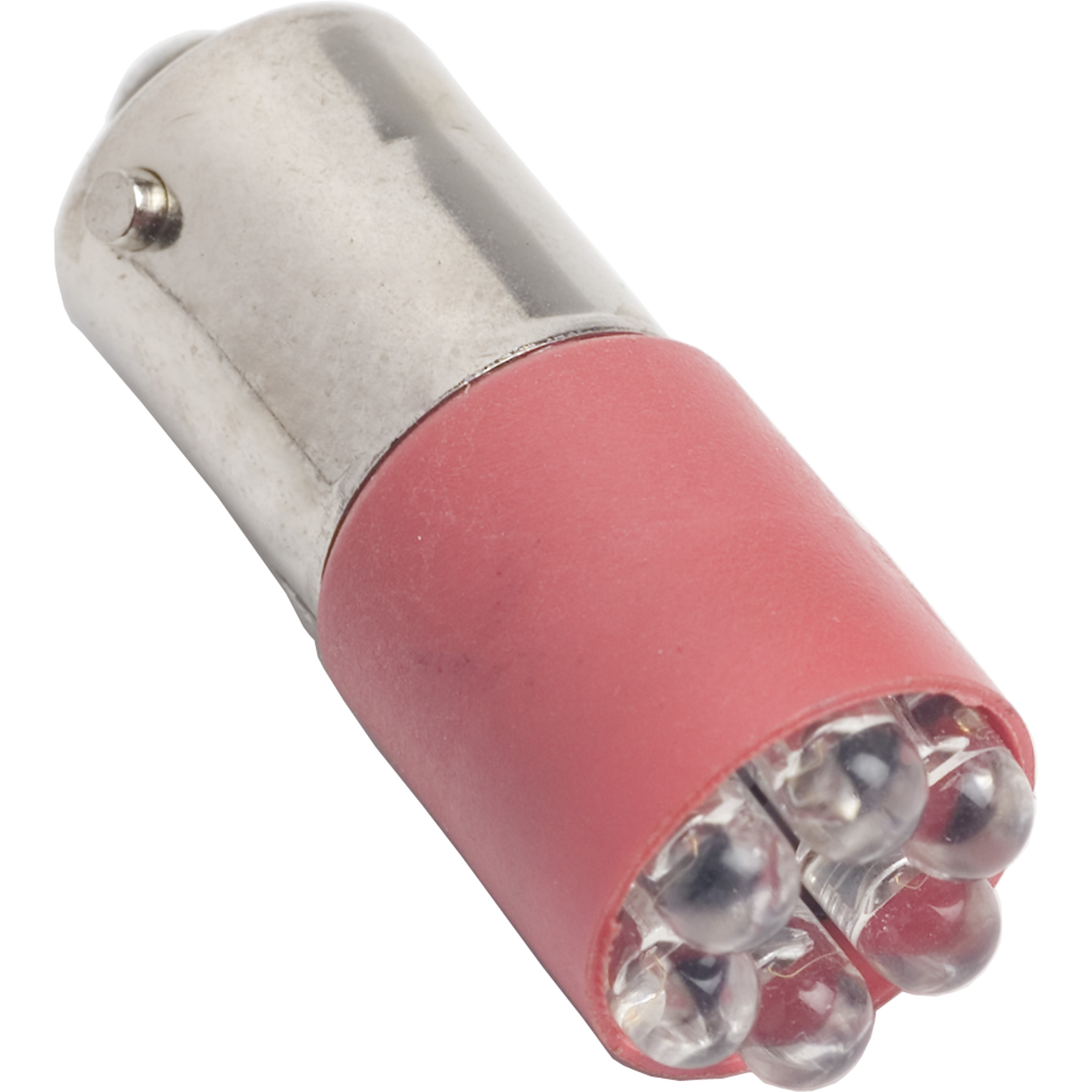 30mm push button, Type K, red super bright LED bulb, BA9 base, marked BSD 1318 6UR