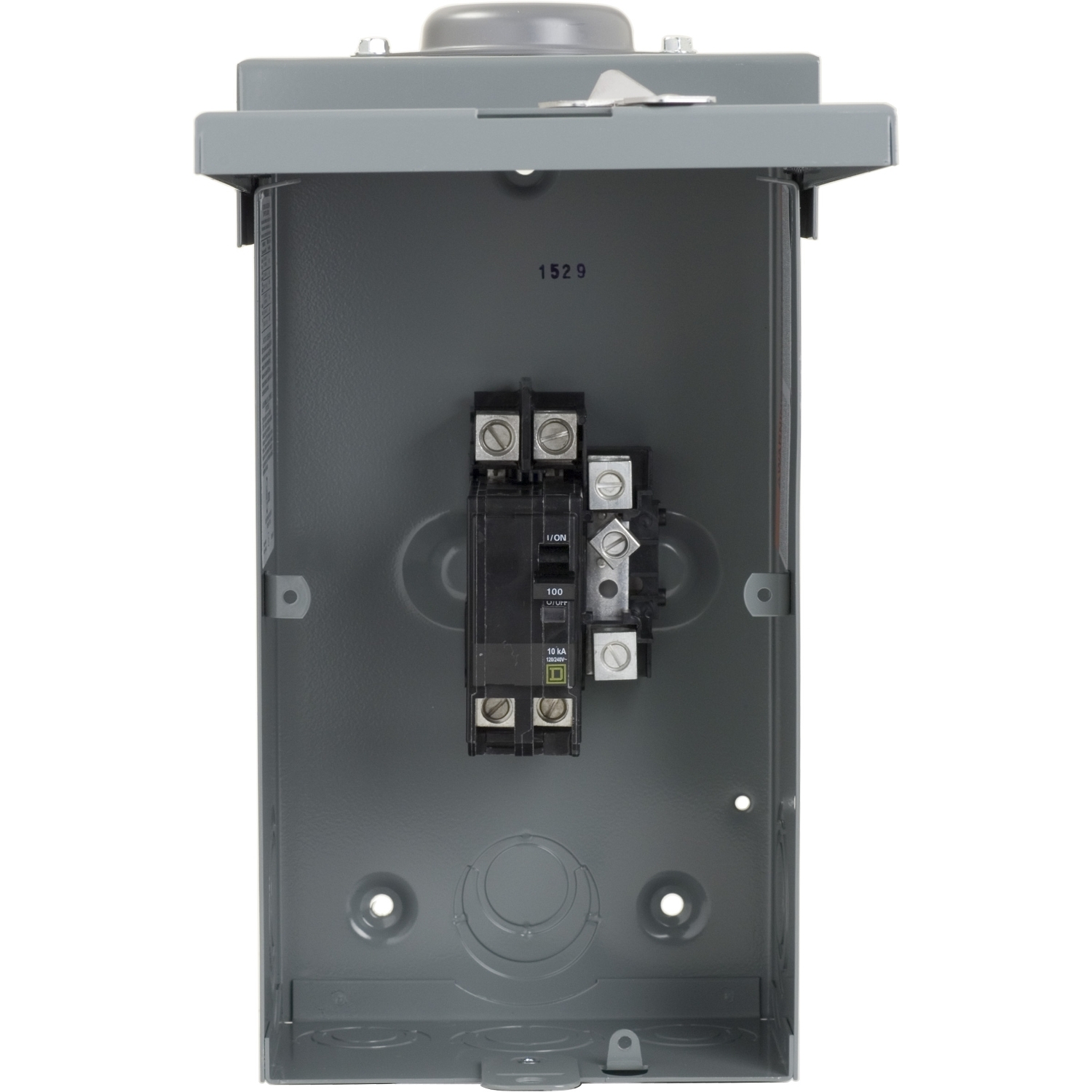 QO2100NRBCP Enclosed circuit breaker, QO, 1 phase, 2 spaces, 100A