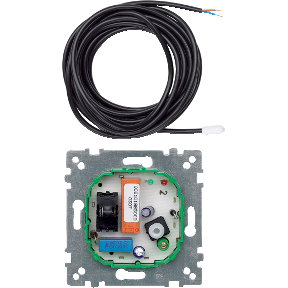 Fußbodentemperaturregler-Einsatz mit Schalter, AC 230V, 10(4) A