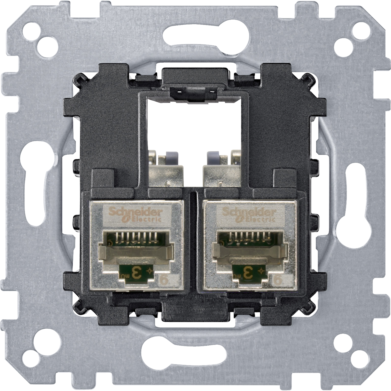Méca RJ45x2 S-One Cat6 FTP STP