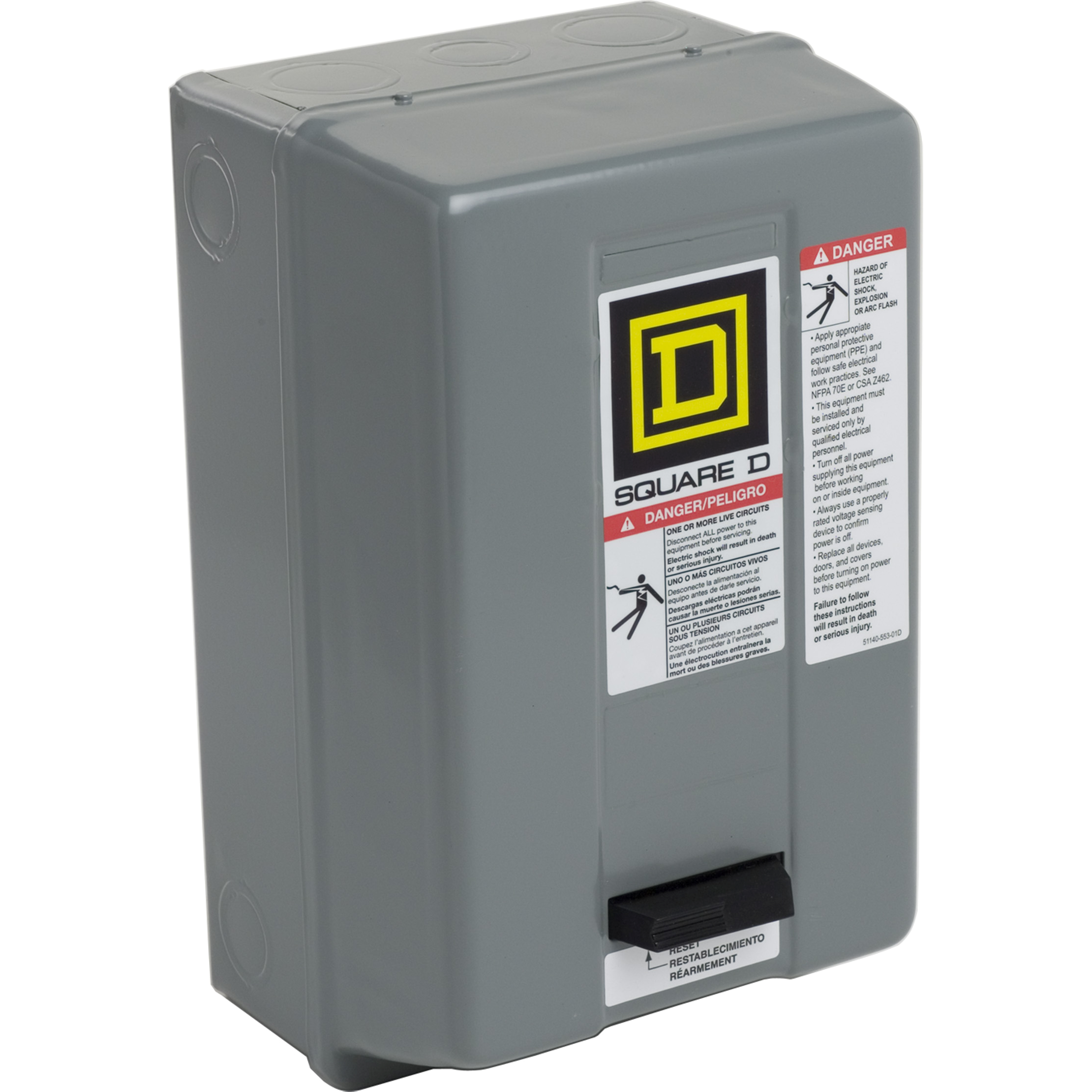 Product image for SQD 8536SCG1V03E STARTER 240VAC 27A