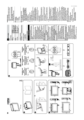 Clipsal, TPFLT LED floodlight, Lighting, Instruction Sheet