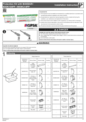 MAXBAR+ Protection Kit Installation Instruction