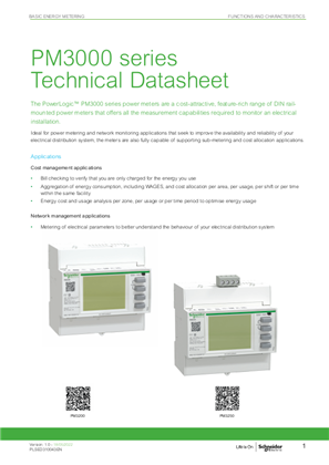 PM3000 Technical Datasheet - Web Version
